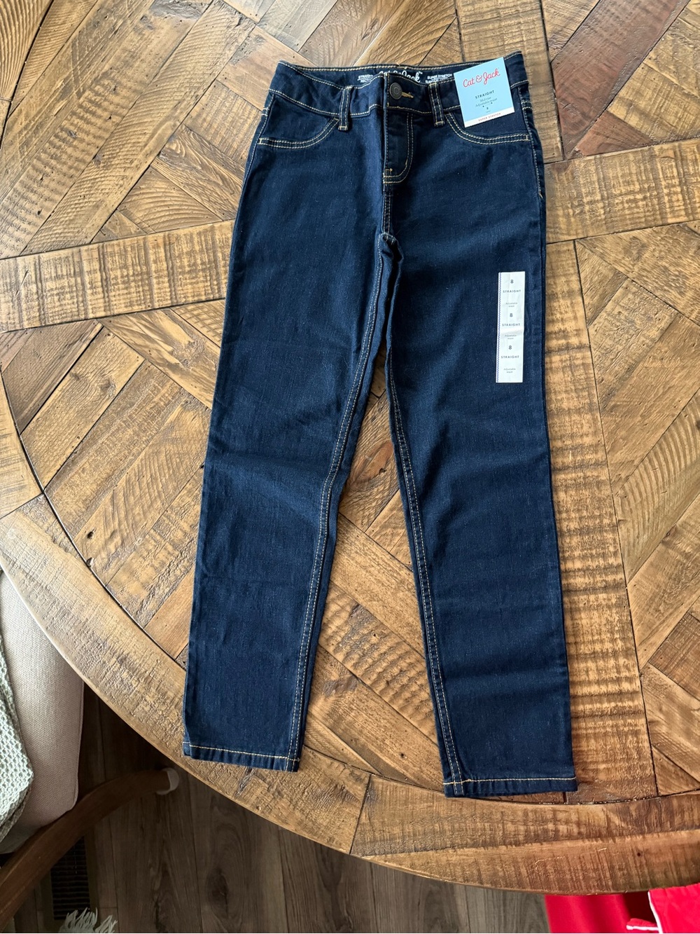 Cat & Jack dark blue kids jeans size 8